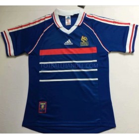 Herre Fotballdrakter Frankrike Hjemme Retro 1998 Kortermet